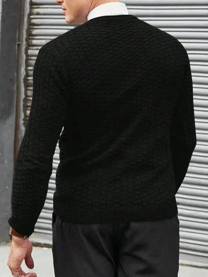 Men's Sweater Jacquard Design Modern For Casual And Formal Occasions