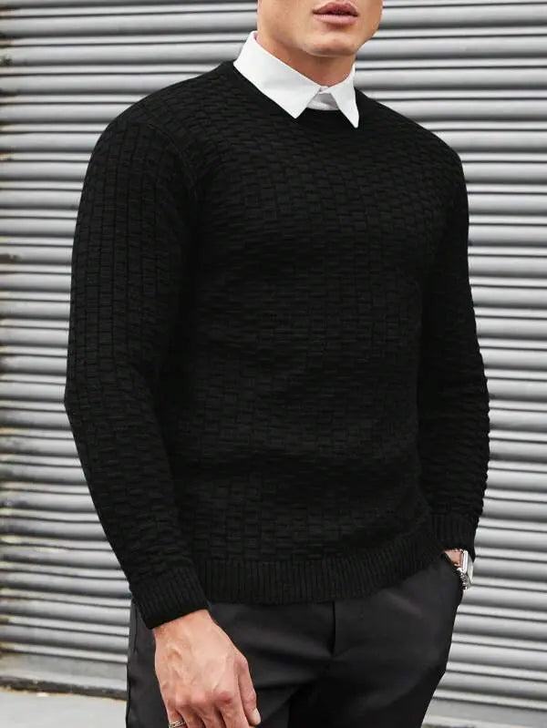 Men's Sweater Jacquard Design Modern For Casual And Formal Occasions