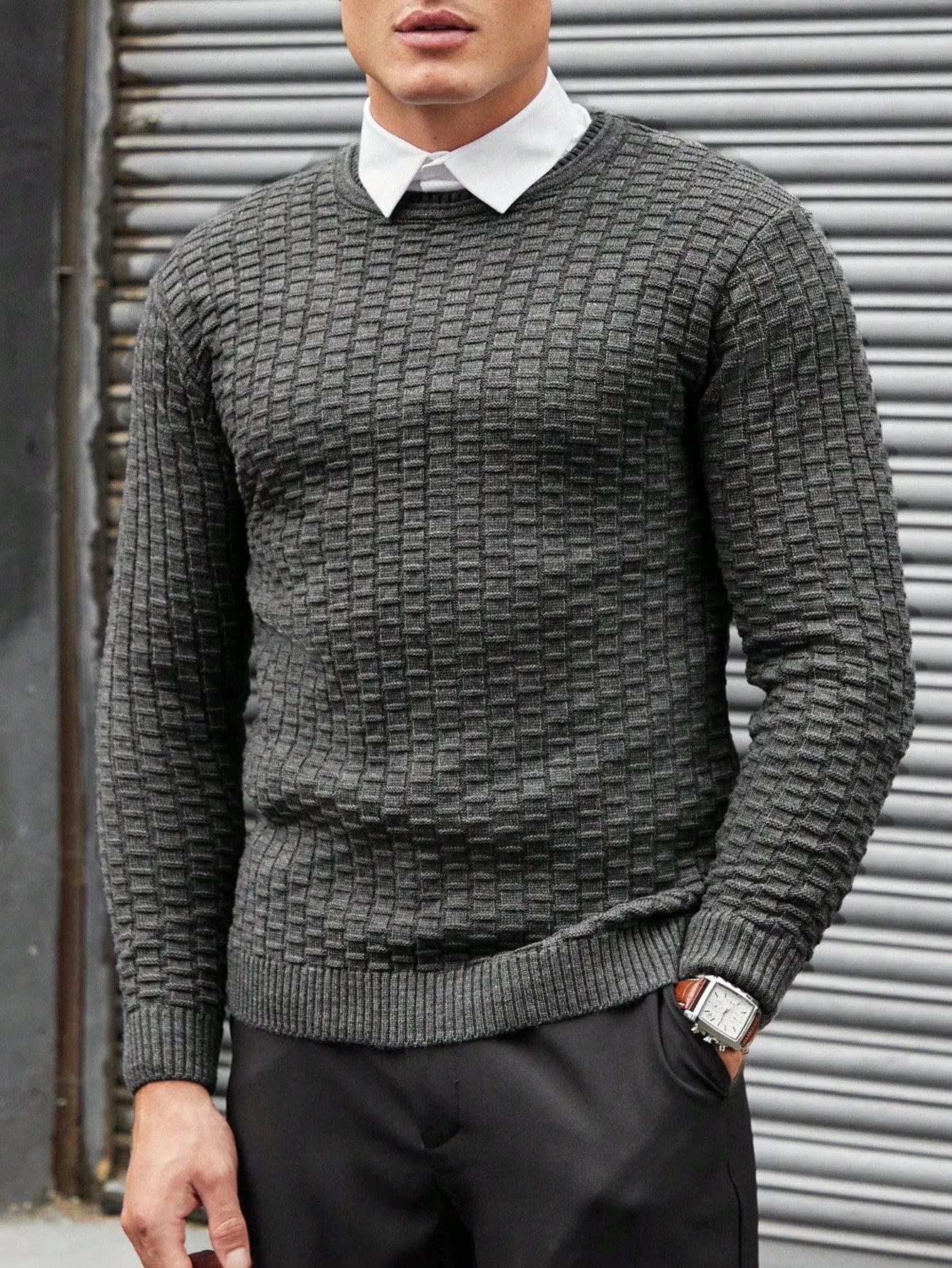 Men's Sweater Jacquard Design Modern For Casual And Formal Occasions
