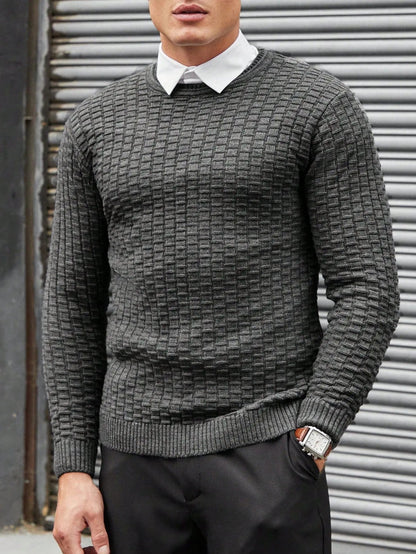 Men's Sweater Jacquard Design Modern For Casual And Formal Occasions