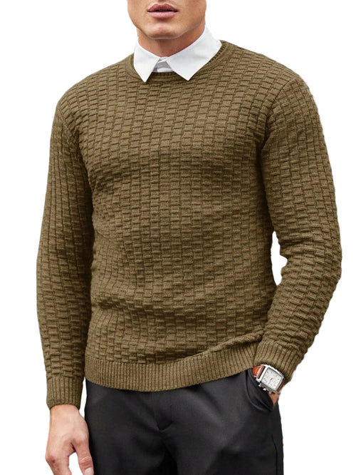 Men's Sweater Jacquard Design Modern For Casual And Formal Occasions