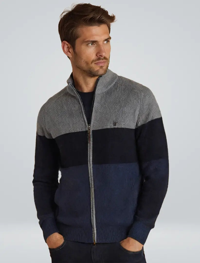 Men's Sweater Patchwork Design