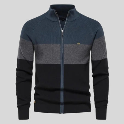 Men's Sweater Patchwork Design