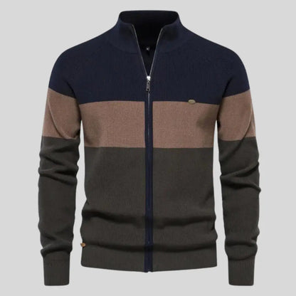 Men's Sweater Patchwork Design
