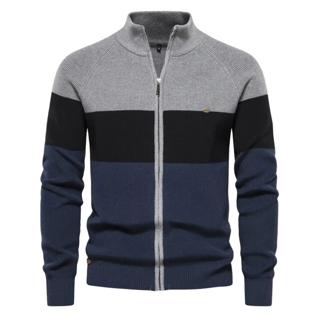 Men's Sweater Patchwork Design