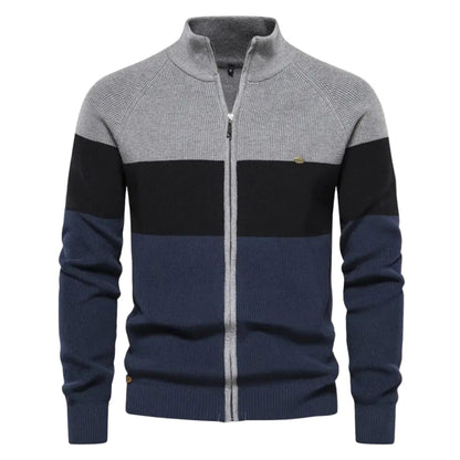 Men's Sweater Patchwork Design