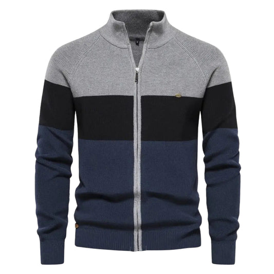 Men's Sweater Patchwork Design