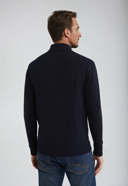 Men's Sweatshirt with Full Zipper and Modern Style