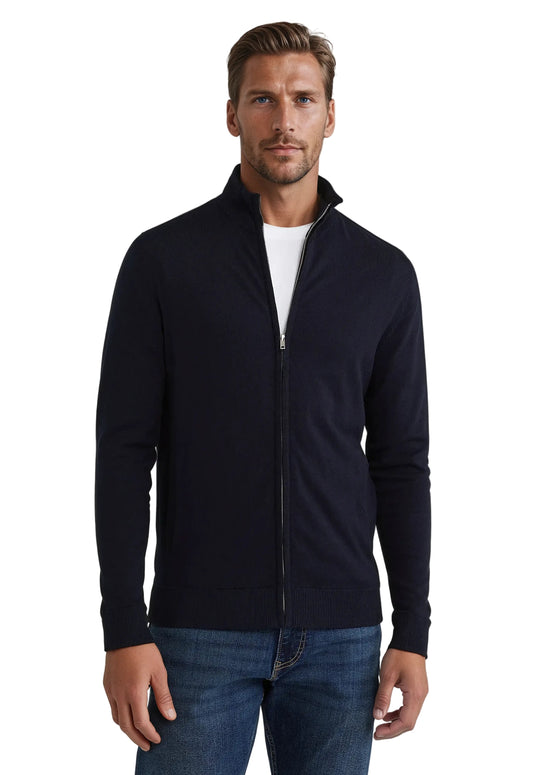 Men's Sweatshirt with Full Zipper and Modern Style