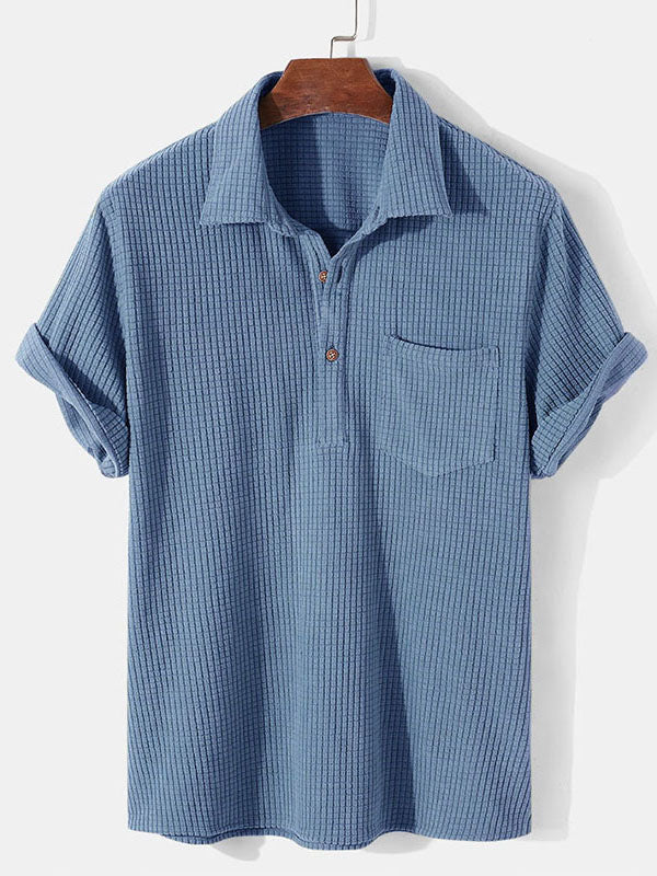 Men's T Shirt Corduroy Stylish Lightweight Comfortable