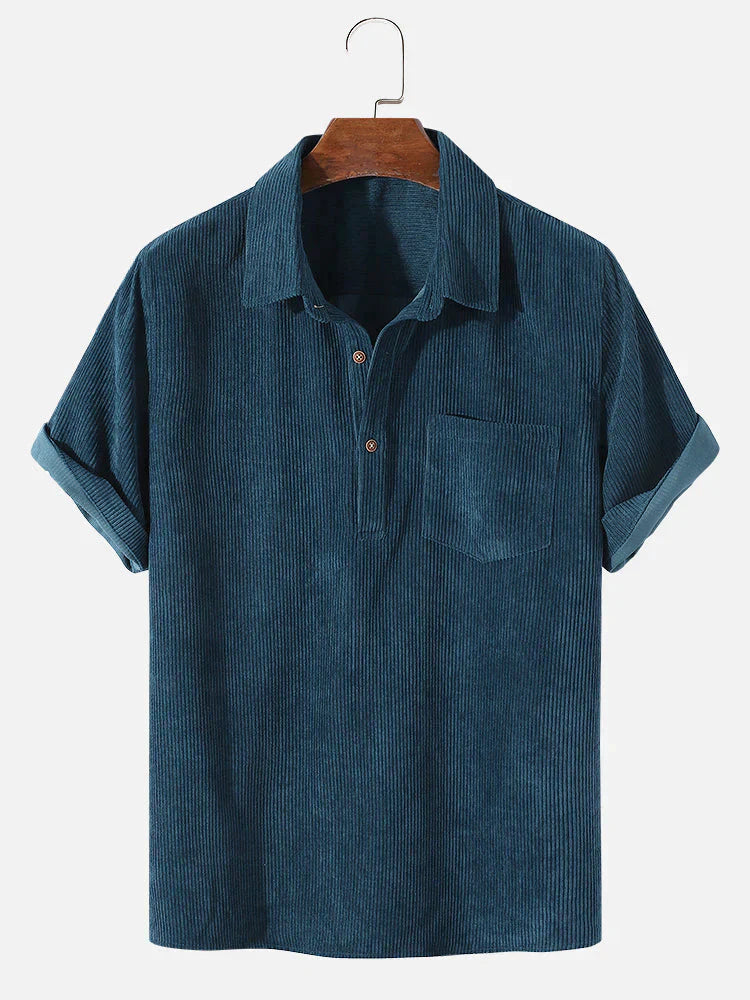 Men's T Shirt Corduroy Stylish Lightweight Comfortable