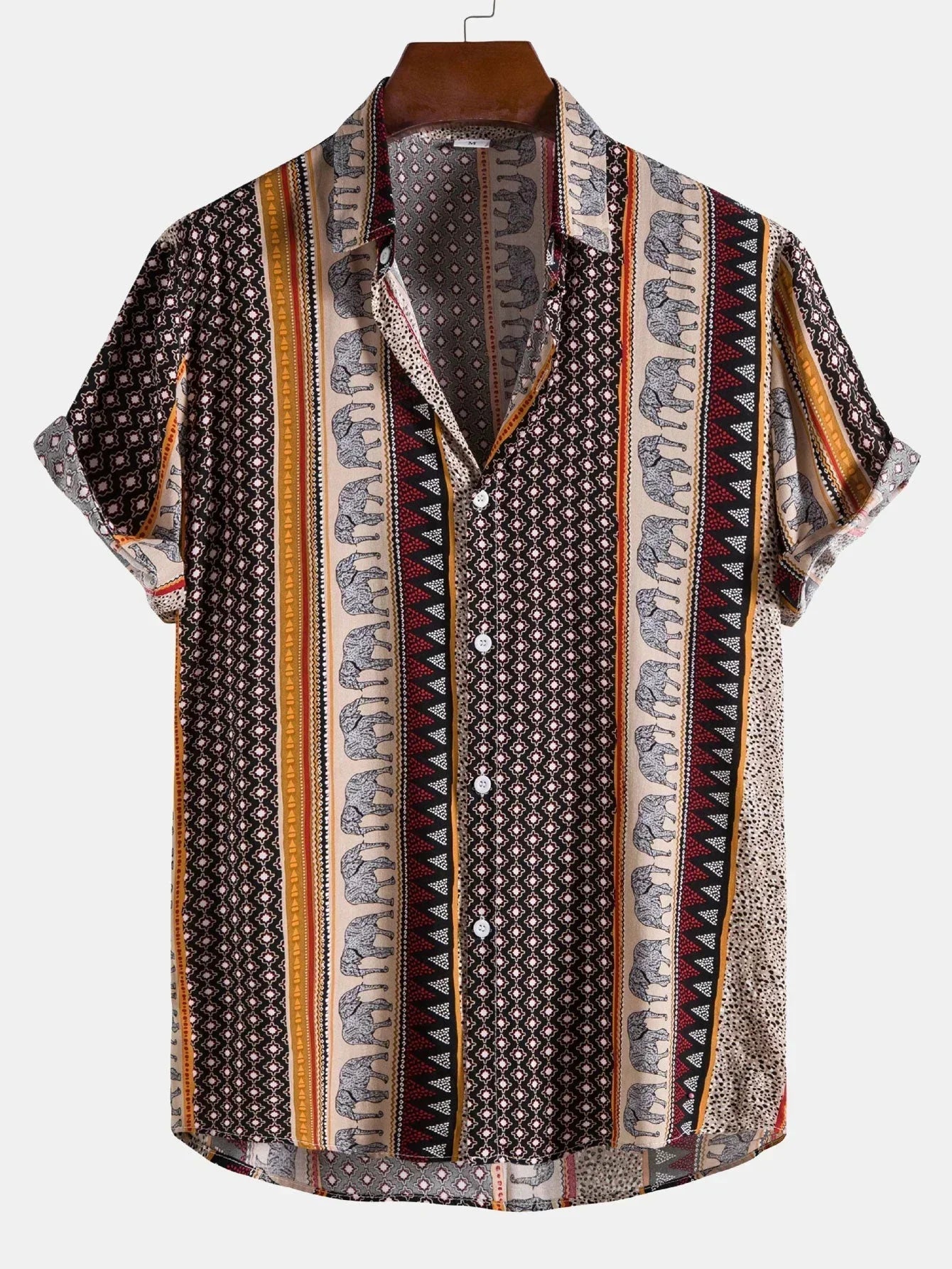 Men's T Shirt Vintage Look Casual Cotton for Summer