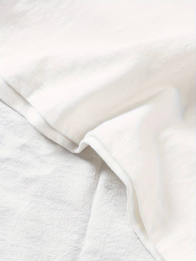 Men's T-shirt High Collar Elegant Cotton Comfortable