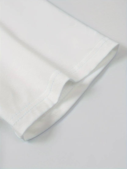 Men's T-shirt High Collar Elegant Cotton Comfortable