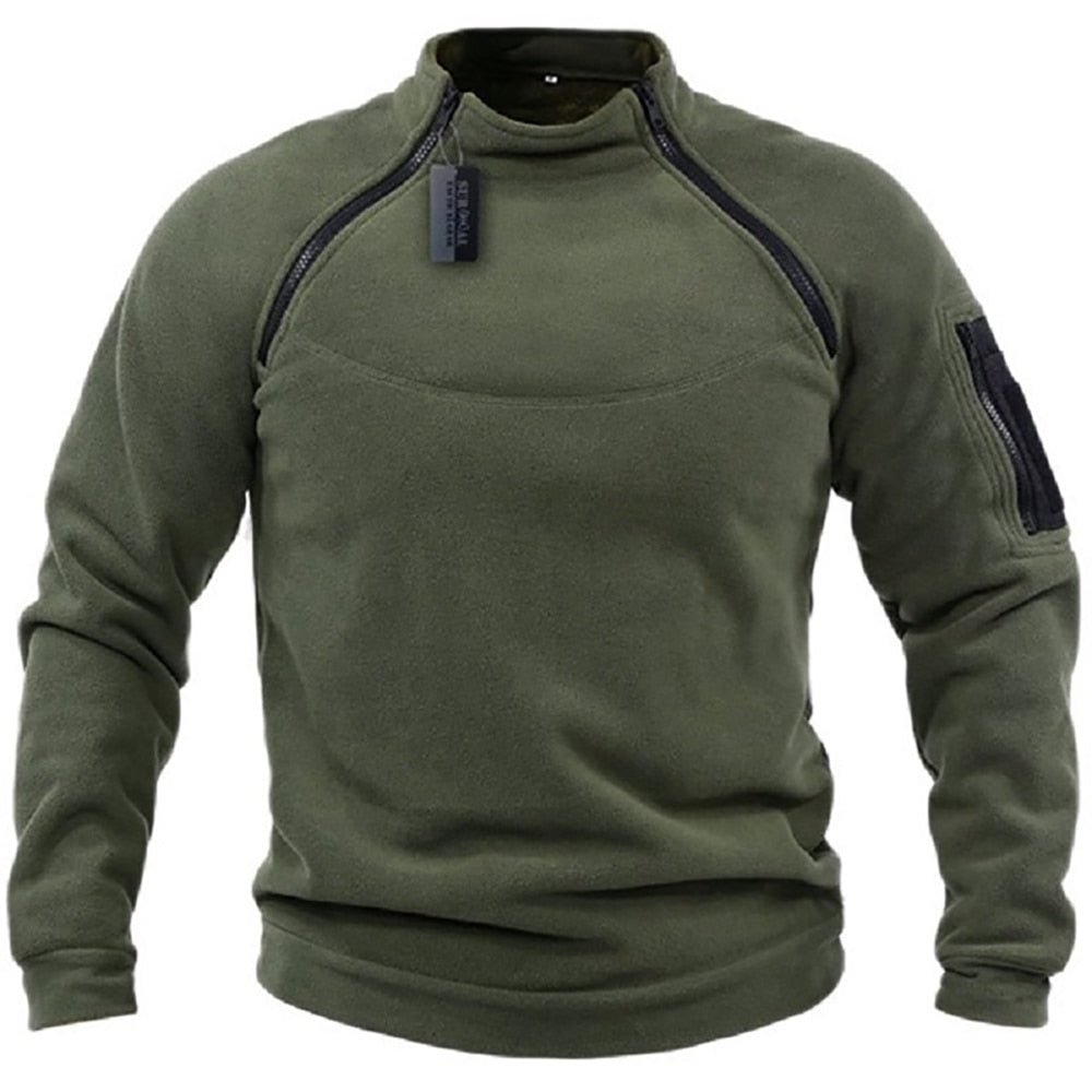 Men's Tactical Outdoor Vest With Fleece Lining