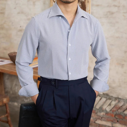 Men's Tailored Shirt Micro-Check