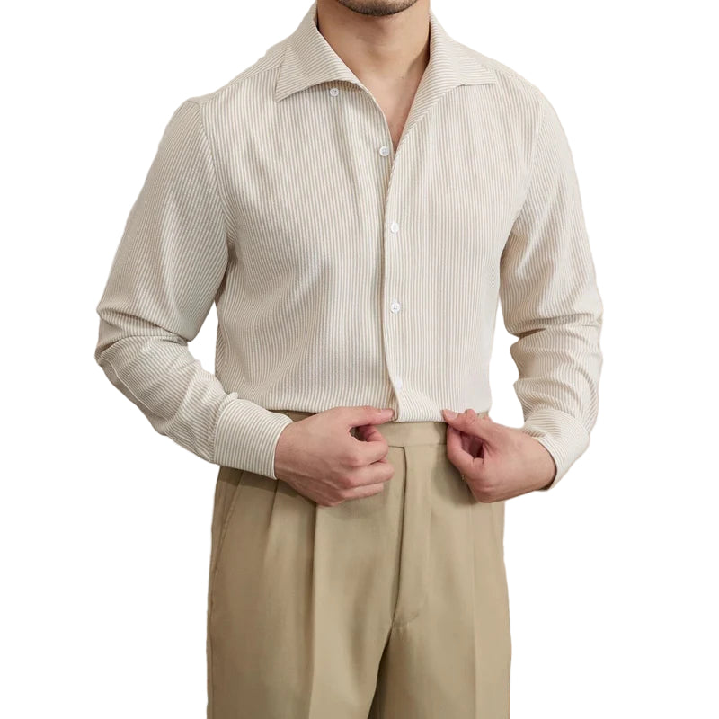 Men's Tailored Shirt Micro-Check