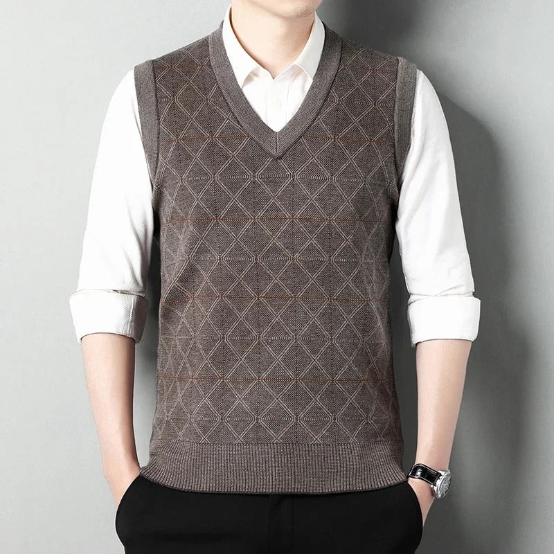 Men's Tank Top Knitted Style Soft