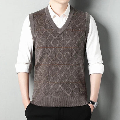 Men's Tank Top Knitted Style Soft