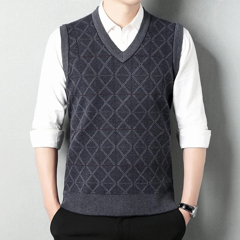 Men's Tank Top Knitted Style Soft