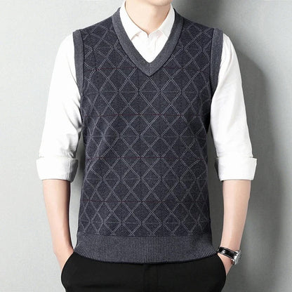 Men's Tank Top Knitted Style Soft