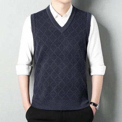 Men's Tank Top Knitted Style Soft