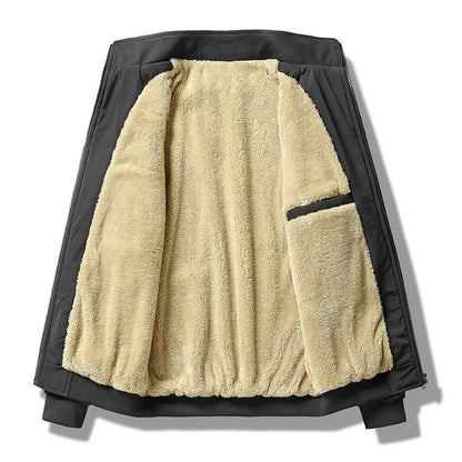 Men's Thick Fleece Jacket Casual Comfort