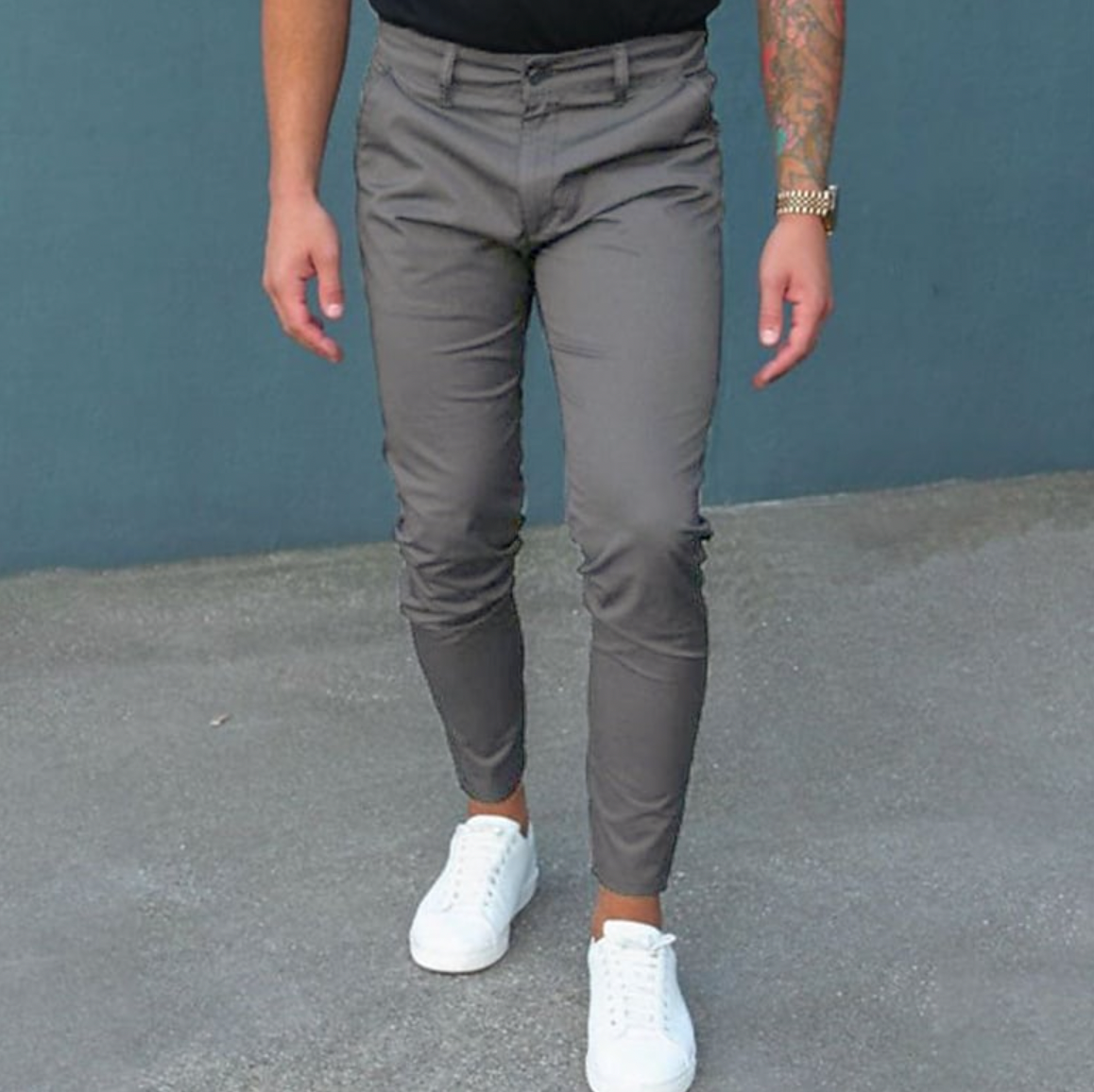 Men's Trousers Stylish Cotton Modern Fit