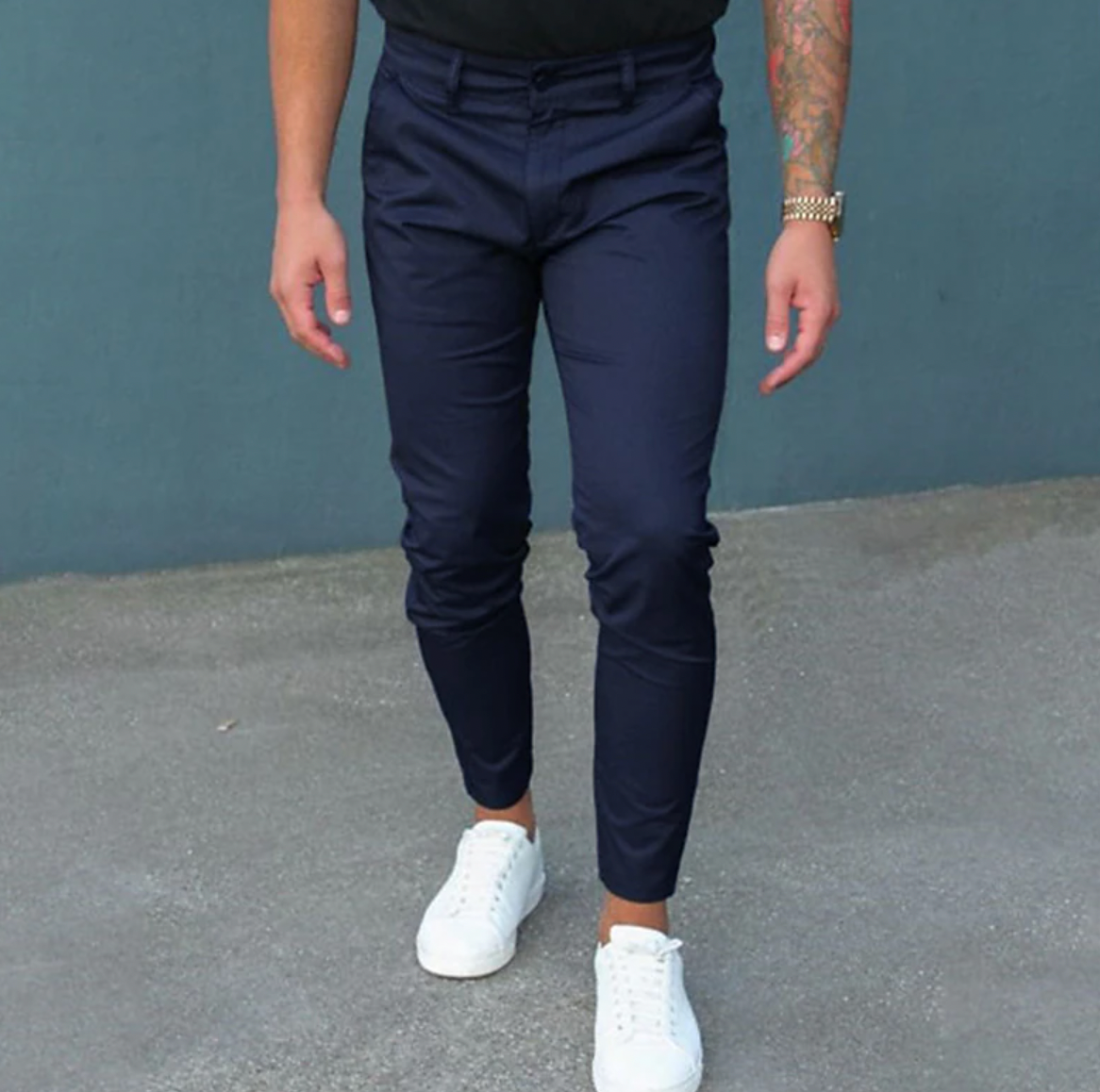 Men's Trousers Stylish Cotton Modern Fit