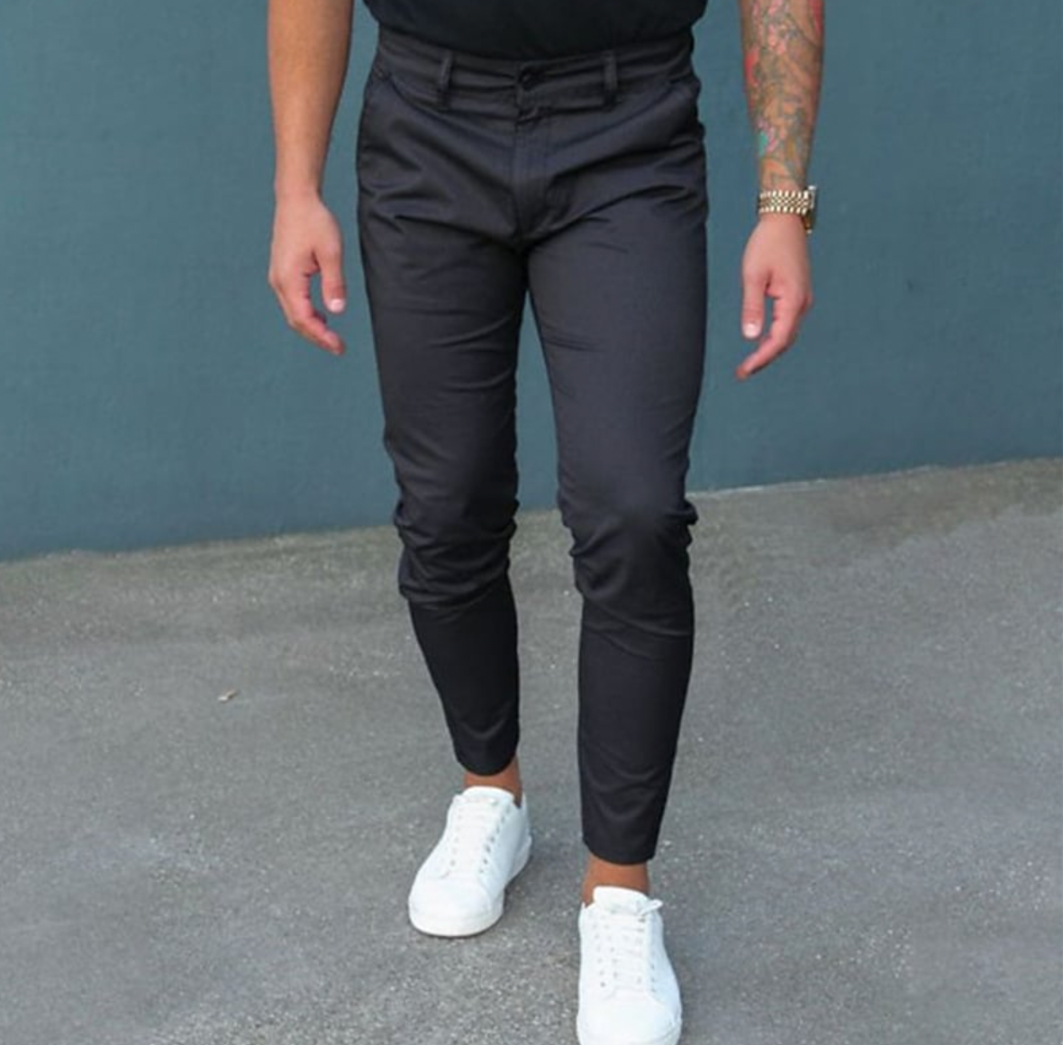 Men's Trousers Stylish Cotton Modern Fit