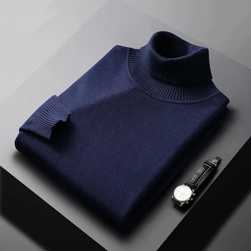 Men's Turtleneck Classic Stylish Cotton Blend