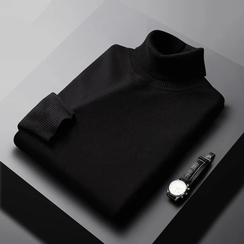 Men's Turtleneck Classic Stylish Cotton Blend