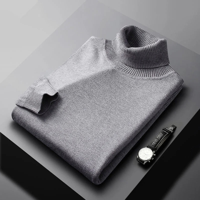 Men's Turtleneck Classic Stylish Cotton Blend