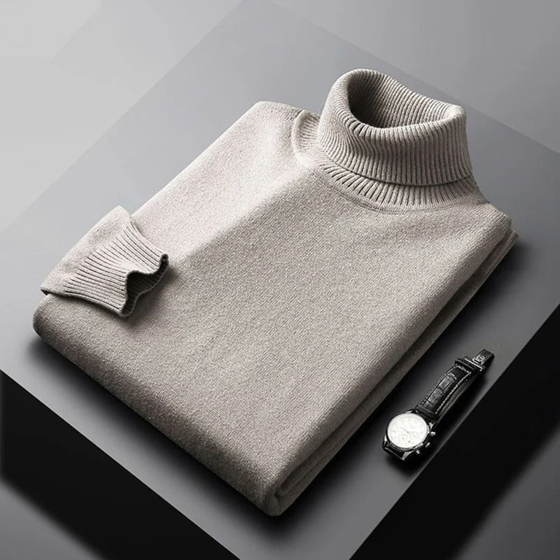 Men's Turtleneck Classic Stylish Cotton Blend