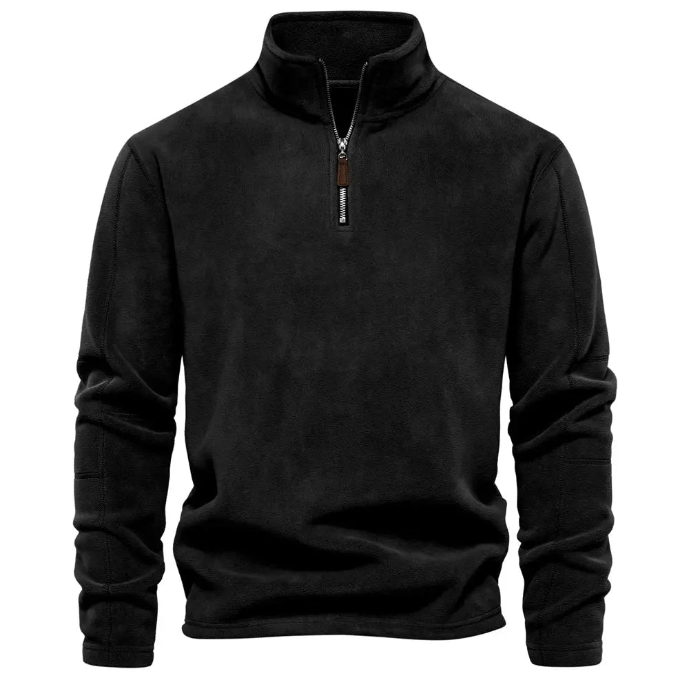 Men's Turtleneck Fleece With High Neck For Cold Days