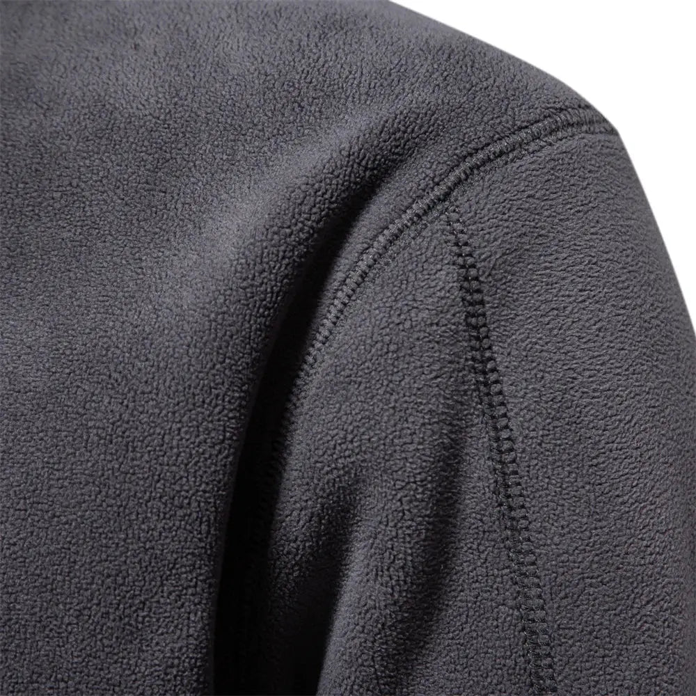 Men's Turtleneck Fleece With High Neck For Cold Days