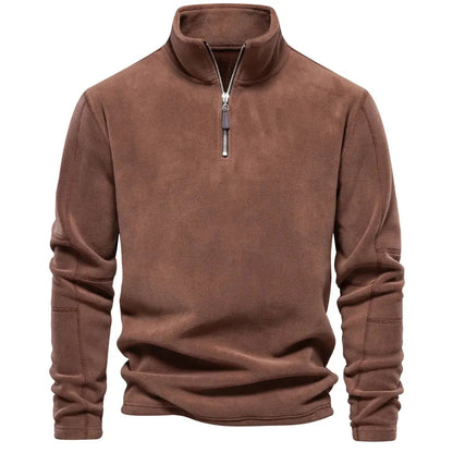 Men's Turtleneck Fleece With High Neck For Cold Days