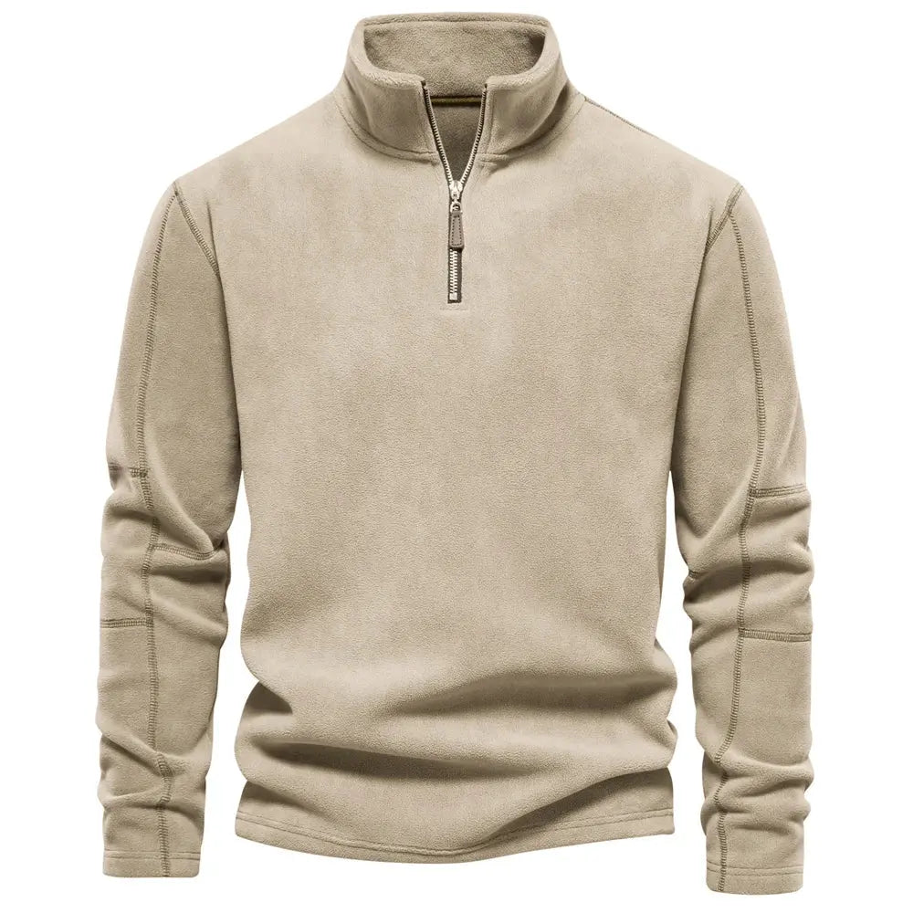 Men's Turtleneck Fleece With High Neck For Cold Days