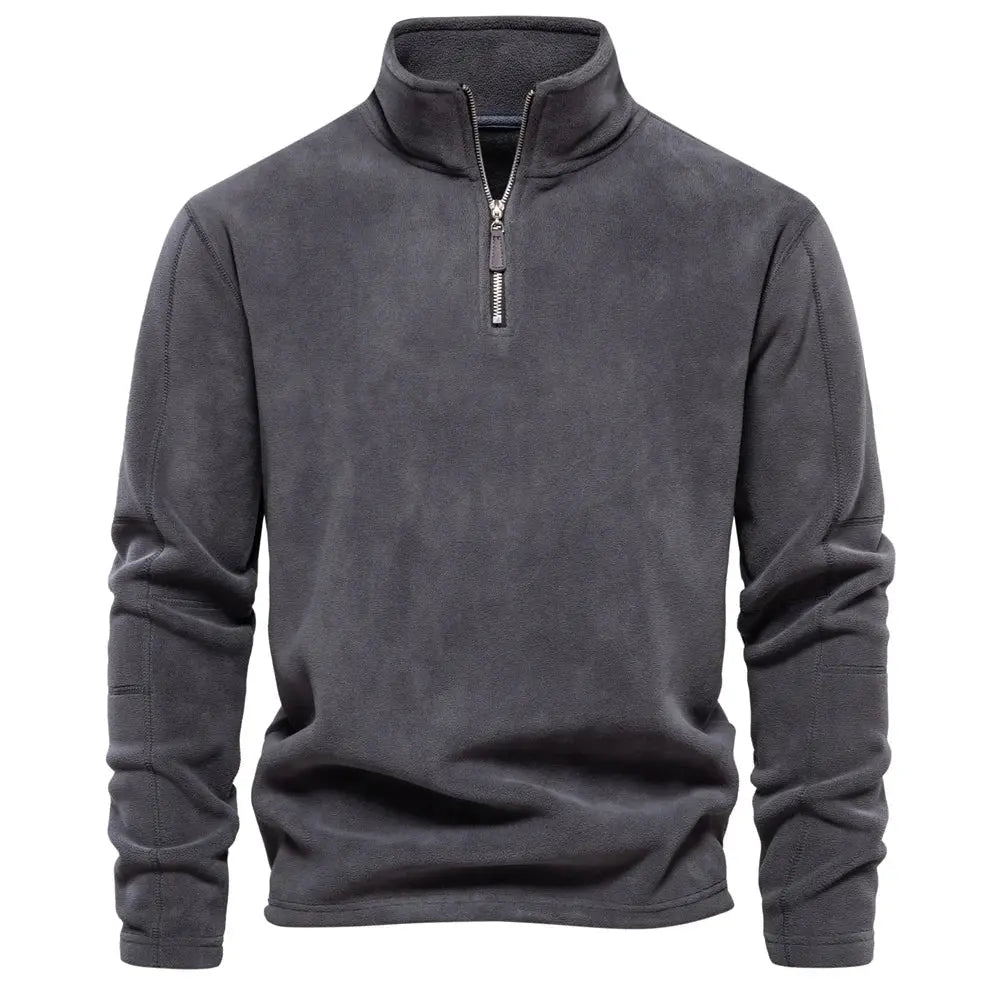 Men's Turtleneck Fleece With High Neck For Cold Days