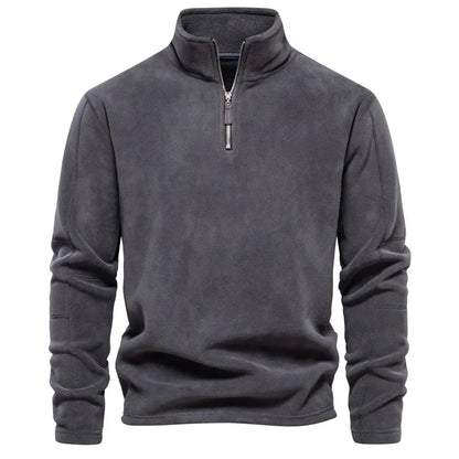Men's Turtleneck Fleece With High Neck For Cold Days