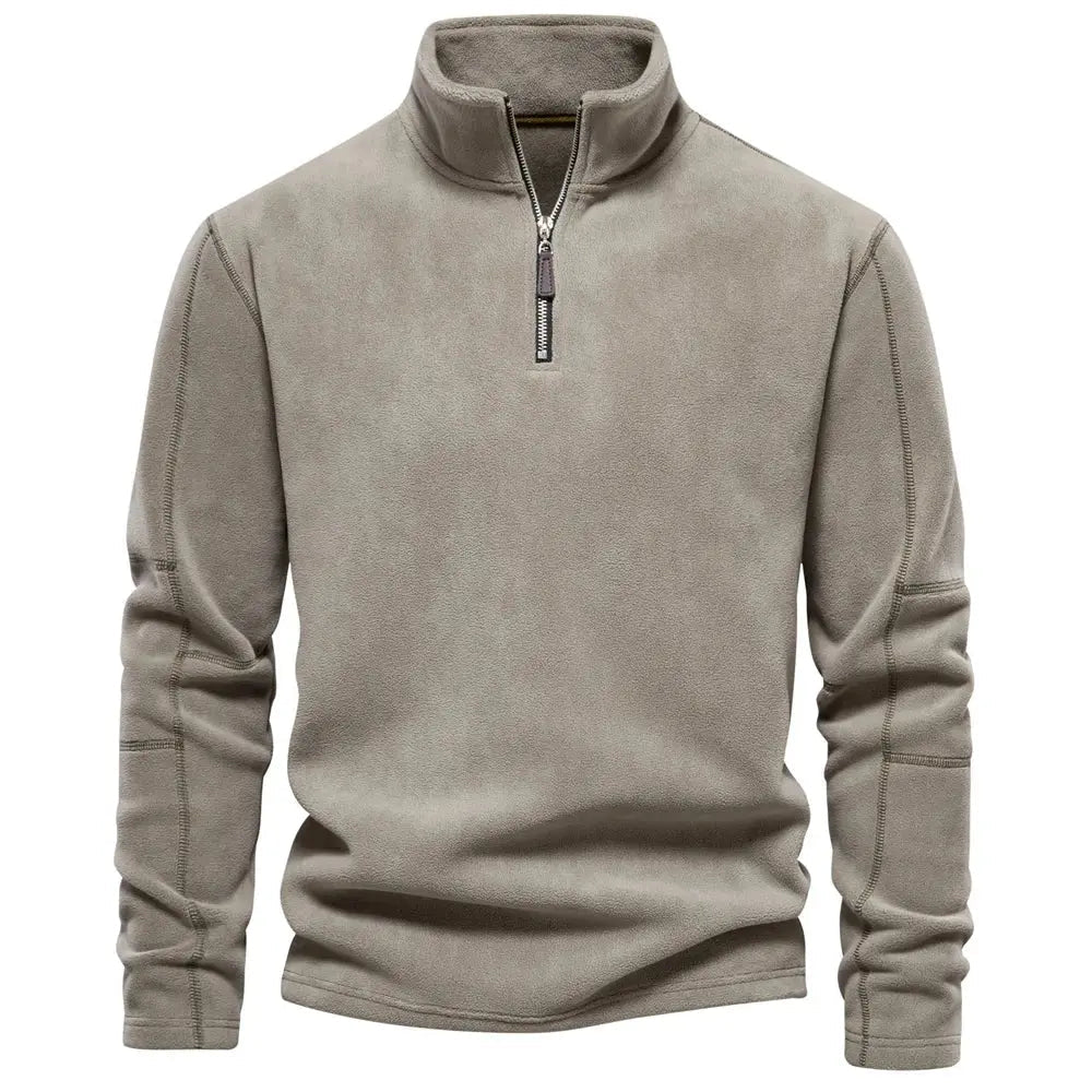 Men's Turtleneck Fleece With High Neck For Cold Days