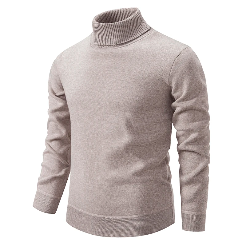 Men's Turtleneck Sweater Modern Turtleneck Sweater for Autumn and Winter