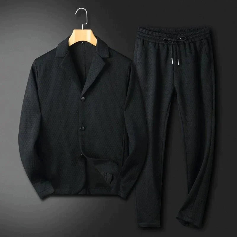 Men's Two-Piece Set Elegant Style High Quality Fabrics