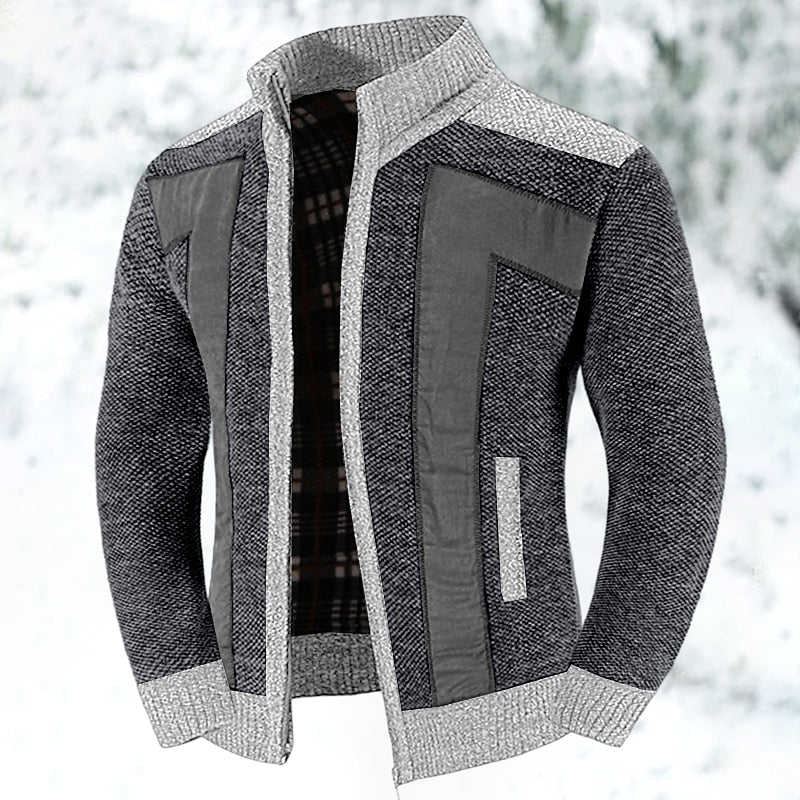 Men's Vest With Zipper Modern Cut Soft Inner Lining Synthetic Fibres