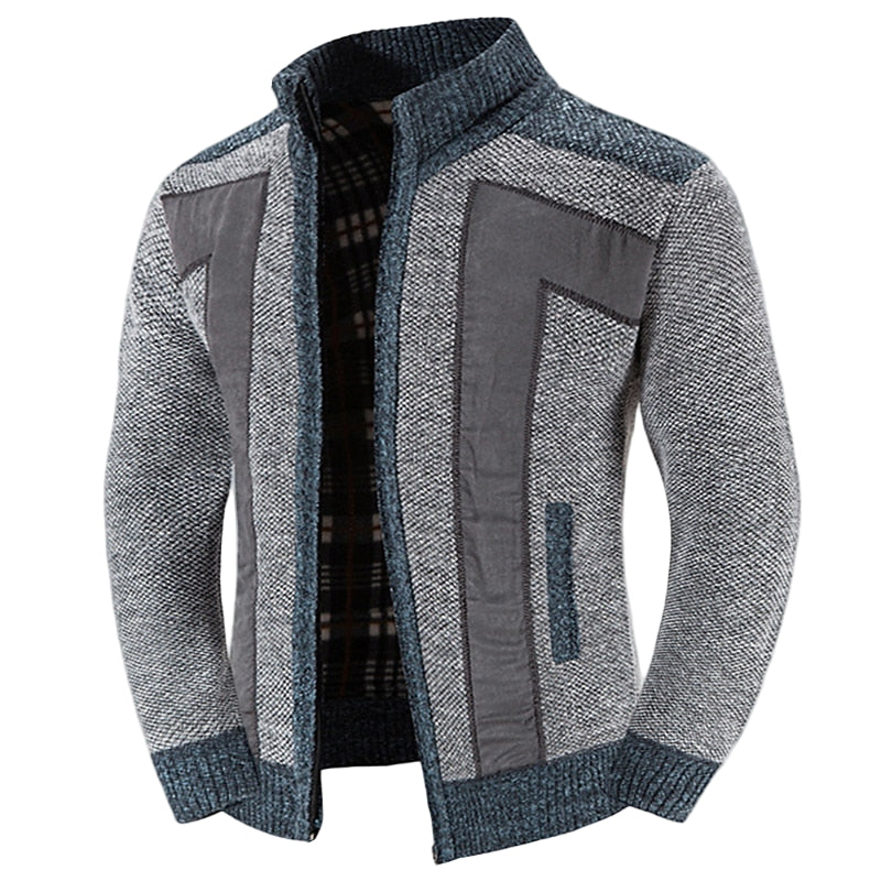 Men's Vest With Zipper Modern Cut Soft Inner Lining Synthetic Fibres