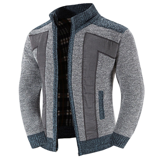 Men's Vest With Zipper Modern Cut Soft Inner Lining Synthetic Fibres