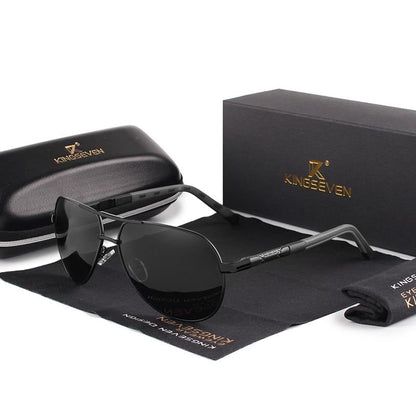 Men's Vintage Aluminium Polarised Sunglasses