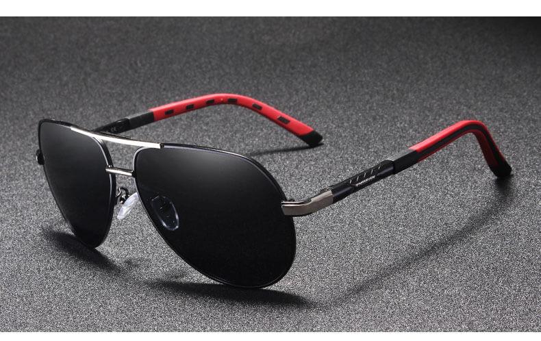 Men's Vintage Aluminium Polarised Sunglasses