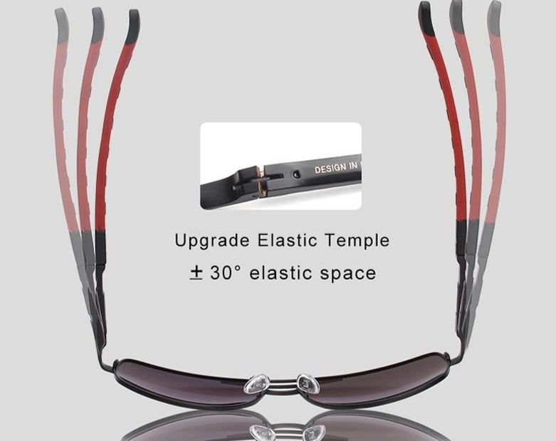 Men's Vintage Aluminium Polarised Sunglasses