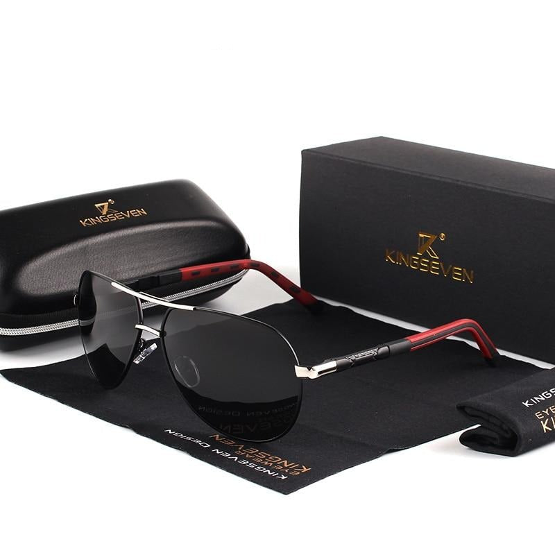 Men's Vintage Aluminium Polarised Sunglasses